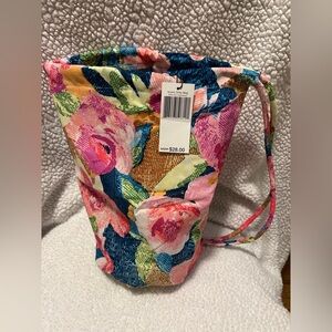 NWT Vera Bradley Iconic Ditty Bag with Plastic Lining Travel Bag